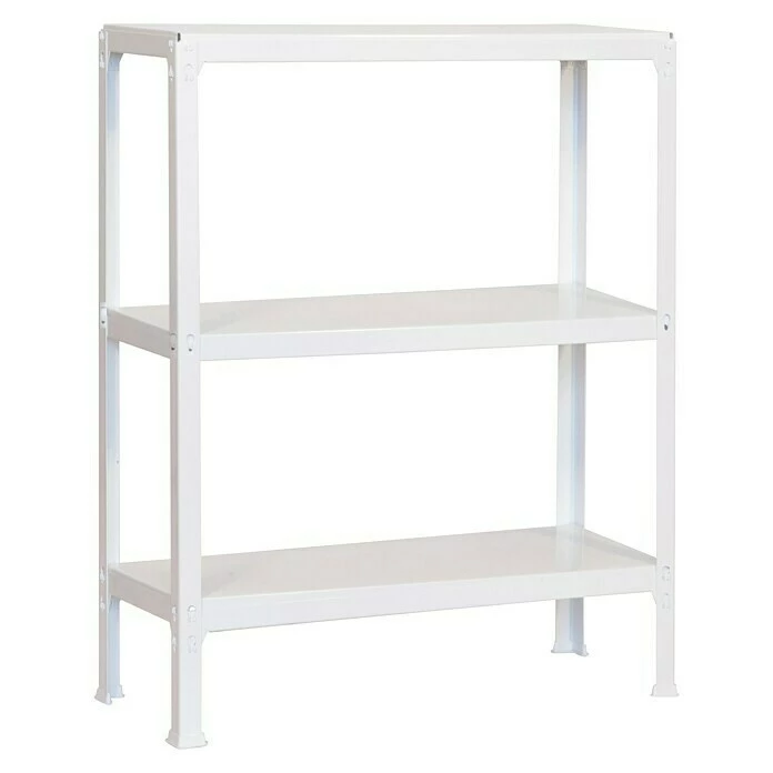 BAUHAUS Simonrack Homeclick Metallregal Plus L X B X H: 30 X 100 X 90 Cm, Traglast: 150 Kg/Boden, Anzahl Böden: 3 Stk., Stecken, Weiß 1 BAUHAUS Simonrack Homeclick Metallregal Plus L X B X H: 30 X 100 X 90 Cm, Traglast: 150 Kg/Boden, Anzahl Böden: 3 Stk., Stecken, Weiß