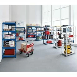 BAUHAUS Regalux Metall-Schwerlastregal Mega L X B X H: 70 X 240 X 200 Cm, Traglast: 450 Kg/Boden, Anzahl Böden: 5 Stk., Stecken, Blau 10 BAUHAUS Regalux Metall-Schwerlastregal Mega L X B X H: 70 X 240 X 200 Cm, Traglast: 450 Kg/Boden, Anzahl Böden: 5 Stk., Stecken, Blau -Werkstatteinrichtung store 12 1066