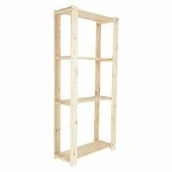 BAUHAUS Regalux Regalsystem Heavy Holzregal Grundelement Anzahl Böden: 4 Stk., Höhe: 174 Cm, Holz