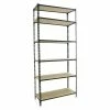 BAUHAUS Simonrack Maderclick Metallregal L X B X H: 50 X 90 X 250 Cm, Traglast: 150 Kg/Boden, Anzahl Böden: 6, Stecken, Anthrazitgrau