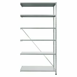 BAUHAUS Scholz Metall-Lagerregal Anbauelement Länge: 300 Mm, Breite: 1.010 Mm, Höhe: 2.280 Mm, Traglast: 100 Kg/Boden, Anzahl Böden: 6 Stk.