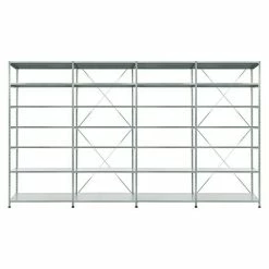 BAUHAUS Scholz Metall-Lagerregal SE Länge: 400 Mm, Breite: 4.080 Mm, Höhe: 2.640 Mm, Traglast: 140 Kg/Boden, Anzahl Böden: 7 Stk.