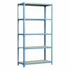 BAUHAUS Simonrack Maderclick Metallregal Super Plus L X B X H: 40 X 110 X 200 Cm, Traglast: 150 Kg/Boden, Anzahl Böden: 5, Stecken, Blau