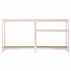 BAUHAUS Regalux Metall-Schwerlastregal L X B X H: 40 X 90 X 180 Cm, Traglast: 175 Kg/Boden, Anzahl Böden: 5 Stk., Stecken, Pink -Werkstatteinrichtung store 12 1154