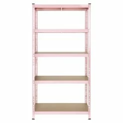 BAUHAUS Regalux Metall-Schwerlastregal L X B X H: 40 X 90 X 180 Cm, Traglast: 175 Kg/Boden, Anzahl Böden: 5 Stk., Stecken, Pink -Werkstatteinrichtung store 12 1156