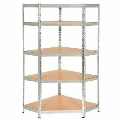 BAUHAUS Regalux Metall-Eckregal L X B X H: 40 X 90 X 180 Cm, Traglast: 175 Kg/Boden