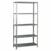 BAUHAUS Simonrack Simonclassic Metallregal Advantage Plus L X B X H: 30 X 100 X 200 Cm, Traglast: 75 Kg/Boden, Anzahl Böden: 5 Stk., Schrauben, Grau