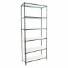 BAUHAUS Simonrack Simonclick Metallregal L X B X H: 30 X 90 X 250 Cm, Traglast: 180 Kg/Boden, Anzahl Böden: 6 Stk., Stecken, Anthrazit/Weiß