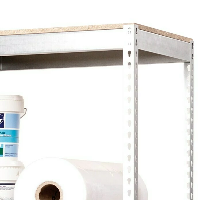 BAUHAUS Simonrack Simonforte Metall-Schwerlastregal L X B X H: 60 X 150 X 200 Cm, Traglast: 600 Kg/Boden, Anzahl Böden: 4, Silber 3 BAUHAUS Simonrack Simonforte Metall-Schwerlastregal L X B X H: 60 X 150 X 200 Cm, Traglast: 600 Kg/Boden, Anzahl Böden: 4, Silber – Bild 3