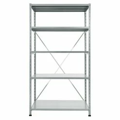 BAUHAUS Scholz Metall-Lagerregal Grundelement Länge: 700 Mm, Breite: 850 Mm, Höhe: 1.920 Mm, Traglast: 330 Kg/Boden, Anzahl Böden: 5 Stk.