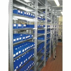 BAUHAUS Scholz Metall-Lagerregal Grundelement Länge: 700 Mm, Breite: 850 Mm, Höhe: 1.920 Mm, Traglast: 330 Kg/Boden, Anzahl Böden: 5 Stk. -Werkstatteinrichtung store 12 1247