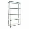 BAUHAUS Simonrack Simonclick Metallregal L X B X H: 30 X 100 X 200 Cm, Traglast: 180 Kg/Boden, Anzahl Böden: 5 Stk., Stecken, Anthrazit/Weiß