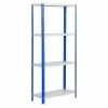 BAUHAUS Simonrack Homeclassic Metallregal L X B X H: 30 X 80 X 160 Cm, Traglast: 100 Kg/Boden, Anzahl Böden: 4 Stk., Schrauben, Blau