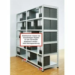 BAUHAUS Scholz System Regalstabilisierung Länge: 1.000 Mm, Verzinkt 5 BAUHAUS Scholz System Regalstabilisierung Länge: 1.000 Mm, Verzinkt -Werkstatteinrichtung store 12 1273