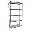 BAUHAUS Simonrack Simonclick Metallregal Super Plus L X B X H: 50 X 110 X 200 Cm, Traglast: 180 Kg/Boden, Anzahl Böden: 5 Stk., Stecken, Anthrazit/Silber