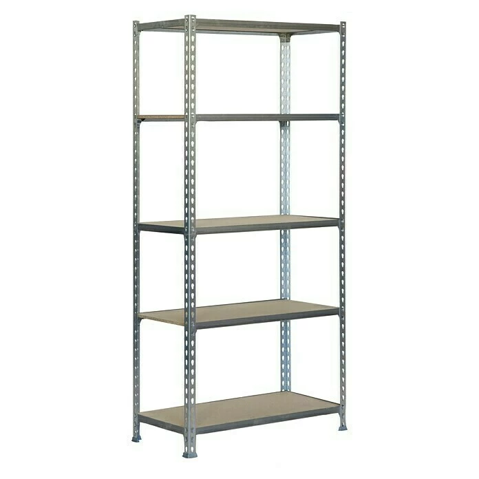 BAUHAUS Simonrack Maderclick Metallregal Super Plus L X B X H: 50 X 110 X 200 Cm, Traglast: 150 Kg/Boden, Anzahl Böden: 5, Stecken, Silber 1 BAUHAUS Simonrack Maderclick Metallregal Super Plus L X B X H: 50 X 110 X 200 Cm, Traglast: 150 Kg/Boden, Anzahl Böden: 5, Stecken, Silber