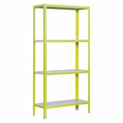 BAUHAUS Simonrack Homeclick Metallregal Mini L X B X H: 40 X 80 X 160 Cm, Traglast: 150 Kg/Boden, Anzahl Böden: 4 Stk., Grün