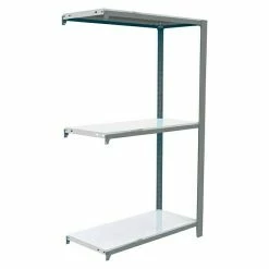 BAUHAUS Simonrack Simonoffice Aktenregal Anbauelement L X B X H: 40 X 90 X 100 Cm, Traglast: 200 Kg/Boden, Anzahl Böden: 3, Grau