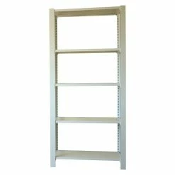 BAUHAUS Simonrack Simonoffice Aktenregal Grundelement L X B X H: 40 X 90 X 210 Cm, Traglast: 200 Kg/Boden, Anzahl Böden: 5, Weiß