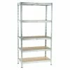 BAUHAUS Metall-Schwerlastregal L X B X H: 50 X 100 X 200 Cm, 300, Anzahl Böden: 5 Stk., Grau
