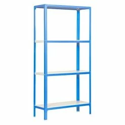 BAUHAUS Simonrack Homeclick Metallregal Mini L X B X H: 40 X 80 X 160 Cm, Traglast: 150 Kg/Boden, Anzahl Böden: 4 Stk., Blau
