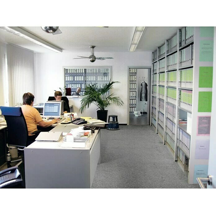 BAUHAUS Scholz Aktenregal Grundelement Länge: 1.250 Mm, Breite: 300 Mm, Höhe: 2.280 Mm, Traglast: 60 Kg/Boden, Anzahl Böden: 7 Stk. 6 BAUHAUS Scholz Aktenregal Grundelement Länge: 1.250 Mm, Breite: 300 Mm, Höhe: 2.280 Mm, Traglast: 60 Kg/Boden, Anzahl Böden: 7 Stk. – Bild 6