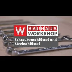 BAUHAUS Alpha Tools Doppelmaulschlüssel-Satz 8 -tlg. -Werkstatteinrichtung store 12 1564
