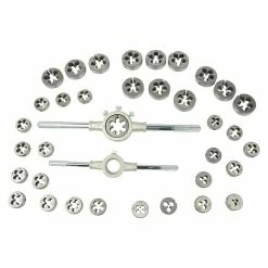 BAUHAUS Brüder Mannesmann Gewindeschneidsatz 110 -tlg. -Werkstatteinrichtung store 12 1578