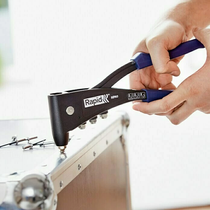 BAUHAUS Rapid Blindniete Nietlänge: 8 Mm, Nietdurchmesser: 4 Mm, 100 Stk. 2 BAUHAUS Rapid Blindniete Nietlänge: 8 Mm, Nietdurchmesser: 4 Mm, 100 Stk. – Bild 2