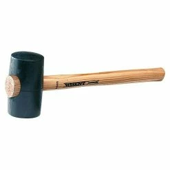 BAUHAUS Wisent Gummihammer Holz, Durchmesser Kopf: 74 Mm