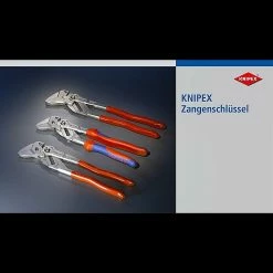 BAUHAUS Knipex Zangenschlüssel Greifkapazität Muttern: 35 Mm, Vernickelt, Kunststoff überzogen -Werkstatteinrichtung store 12 1610