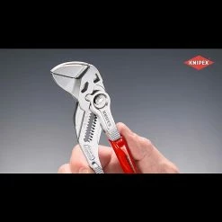 BAUHAUS Knipex Zangenschlüssel Greifkapazität Muttern: 35 Mm, Vernickelt, Kunststoff überzogen -Werkstatteinrichtung store 12 1611