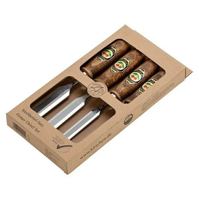 BAUHAUS Kirschen Stechbeitelsatz 4 -tlg. 1 BAUHAUS Kirschen Stechbeitelsatz 4 -tlg.