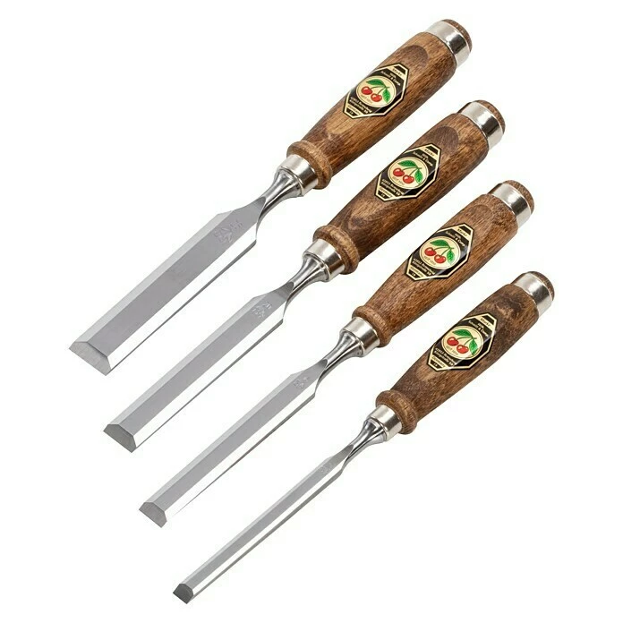 BAUHAUS Kirschen Stechbeitelsatz 4 -tlg. 2 BAUHAUS Kirschen Stechbeitelsatz 4 -tlg. – Bild 2