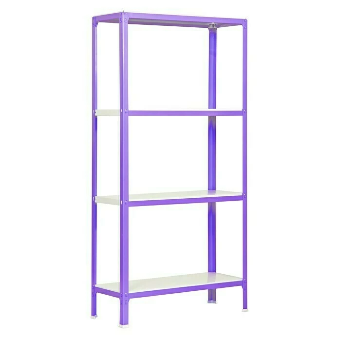 BAUHAUS Simonrack Homeclick Metallregal Mini L X B X H: 30 X 80 X 160 Cm, Traglast: 150 Kg/Boden, Anzahl Böden: 4 Stk., Lila 1 BAUHAUS Simonrack Homeclick Metallregal Mini L X B X H: 30 X 80 X 160 Cm, Traglast: 150 Kg/Boden, Anzahl Böden: 4 Stk., Lila