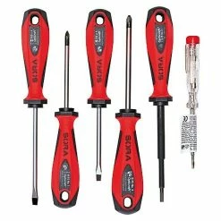 BAUHAUS Schraubendreher-Satz Basic Home 6 -tlg., Schlitz- Und Pozidriv-Schrauben