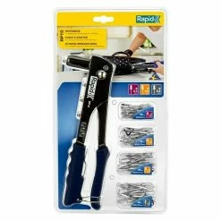 BAUHAUS Rapid Blindnietzangen-Set RP10 Geeignet Für: Aluminiumnieten (Ø 3,2 Mm, Ø 4 Mm, Ø 4,8 Mm)