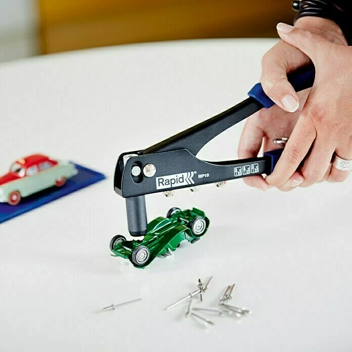 BAUHAUS Rapid Blindnietzangen-Set RP10 Geeignet Für: Aluminiumnieten (Ø 3,2 Mm, Ø 4 Mm, Ø 4,8 Mm) 5 BAUHAUS Rapid Blindnietzangen-Set RP10 Geeignet Für: Aluminiumnieten (Ø 3,2 Mm, Ø 4 Mm, Ø 4,8 Mm) – Bild 5