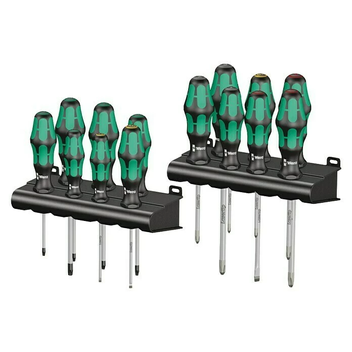 BAUHAUS Wera Kraftform Kompakt Schraubendreher-Set Kraftform Big Pack 300 14 -tlg. 1 BAUHAUS Wera Kraftform Kompakt Schraubendreher-Set Kraftform Big Pack 300 14 -tlg.