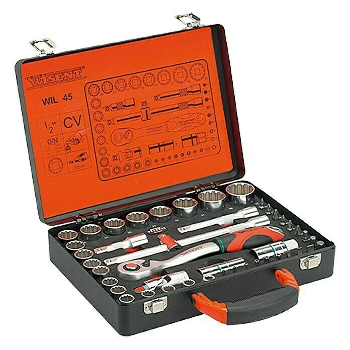 BAUHAUS Wisent Steckschlüssel-Satz WIL 45 -tlg. 1 BAUHAUS Wisent Steckschlüssel-Satz WIL 45 -tlg.