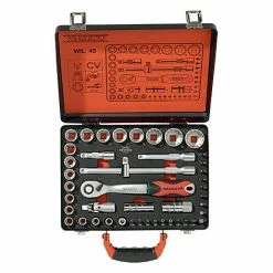 BAUHAUS Wisent Steckschlüssel-Satz WIL 45 -tlg. 6 BAUHAUS Wisent Steckschlüssel-Satz WIL 45 -tlg. -Werkstatteinrichtung store 12 1841