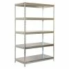 BAUHAUS Simonrack Bricoforte Metall-Schwerlastregal L X B X H: 60 X 100 X 200 Cm, Traglast: 300 Kg/Boden, Anzahl Böden: 5, Silber, Material Boden: Metall