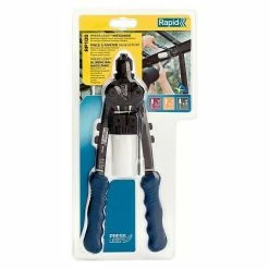 BAUHAUS Rapid Blindnietzange RP100 Geeignet Für: Aluminiumnieten (Ø 3,2 Mm, Ø 4 Mm, Ø 4,8 Mm), Nietdornauffangbehälter -Werkstatteinrichtung store 12 2046