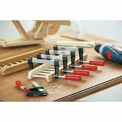 BAUHAUS Bessey Druckguss-Schraubzwinge LM 150/50 Spannweite: 150, Ausladung: 50 Mm, Spannkraft: Bis 2.000 N -Werkstatteinrichtung store 12 2067