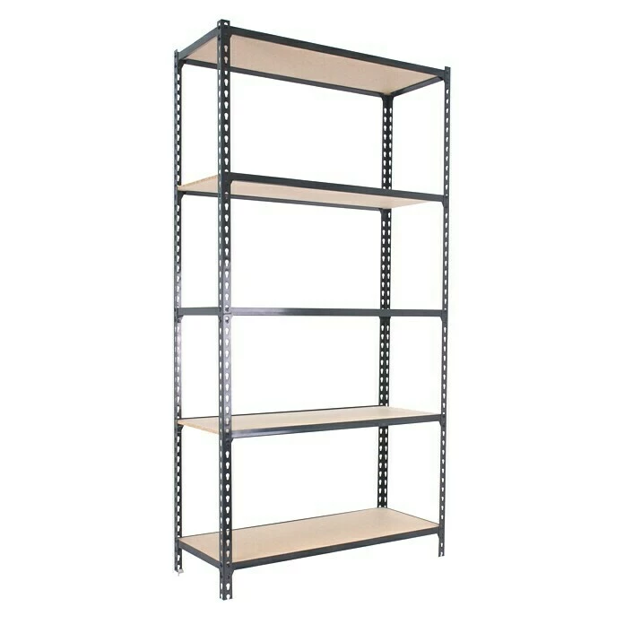 BAUHAUS Simonrack Maderclick Metallregal Plus L X B X H: 40 X 100 X 200 Cm, Traglast: 150 Kg/Boden, Anzahl Böden: 5, Stecken, Anthrazitgrau 1 BAUHAUS Simonrack Maderclick Metallregal Plus L X B X H: 40 X 100 X 200 Cm, Traglast: 150 Kg/Boden, Anzahl Böden: 5, Stecken, Anthrazitgrau