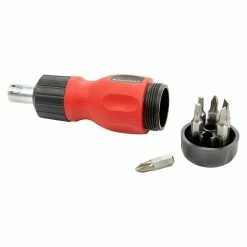 BAUHAUS Alpha Tools Mini-Schraubendreher-Set Farbe: Schwarz/Rot -Werkstatteinrichtung store 12 2123