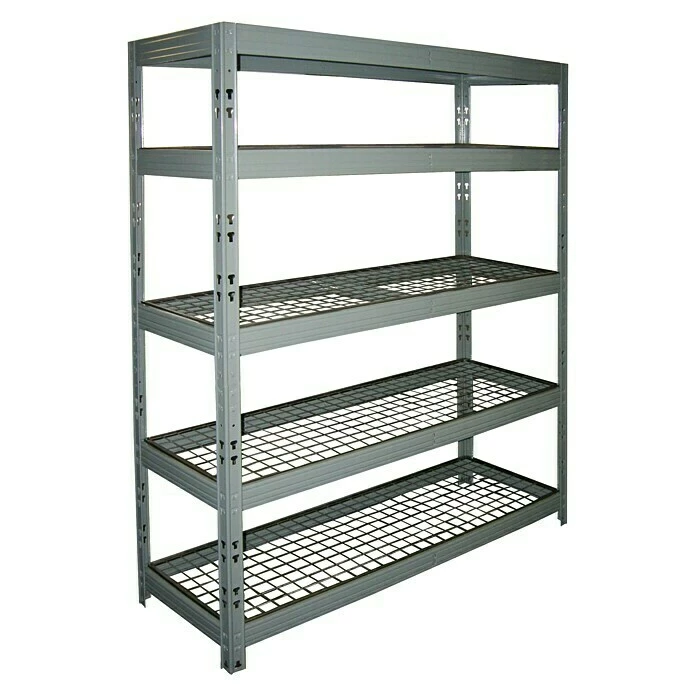 BAUHAUS Metall-Schwerlastregal 50 X 140 X 180 Cm, Traglast: 350 Kg/Boden, Stecken 1 BAUHAUS Metall-Schwerlastregal 50 X 140 X 180 Cm, Traglast: 350 Kg/Boden, Stecken