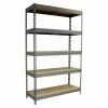 BAUHAUS Simonrack Ecoforte Metall-Schwerlastregal L X B X H: 60 X 120 X 200 Cm, Traglast: 400 Kg/Boden, Anzahl Böden: 5 Stk., Stecken, Grau