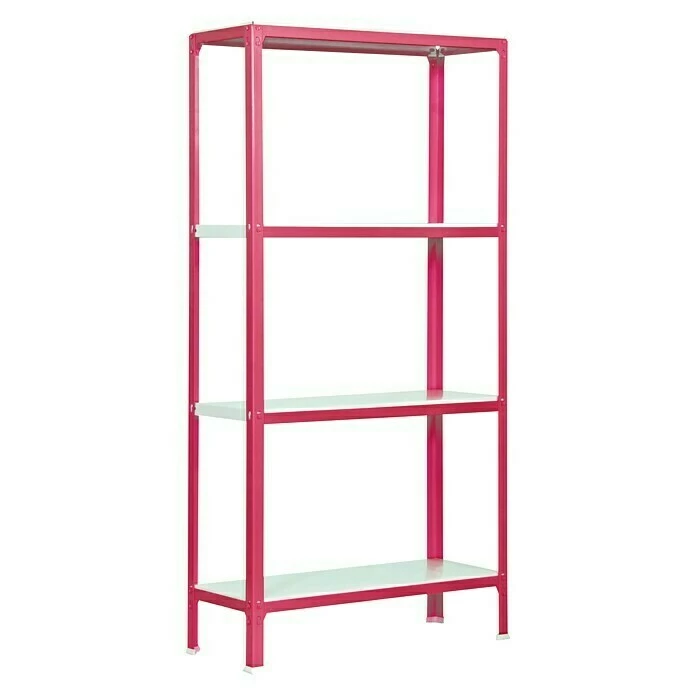 BAUHAUS Simonrack Homeclick Metallregal Mini L X B X H: 40 X 80 X 160 Cm, Traglast: 150 Kg/Boden, Anzahl Böden: 4 Stk., Rosa 1 BAUHAUS Simonrack Homeclick Metallregal Mini L X B X H: 40 X 80 X 160 Cm, Traglast: 150 Kg/Boden, Anzahl Böden: 4 Stk., Rosa