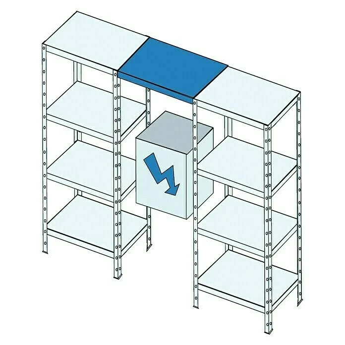 BAUHAUS Regalux Winkelprofil L X B X H: 4 X 4 X 200 Cm, Verzinkt 6 BAUHAUS Regalux Winkelprofil L X B X H: 4 X 4 X 200 Cm, Verzinkt – Bild 6